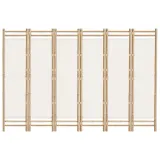 skladany-parawan-6-panelowy-240-cm-bambus-i-plotno-stan-nowy