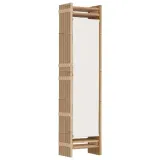 skladany-parawan-6-panelowy-240-cm-bambus-i-plotno-stan-nowy