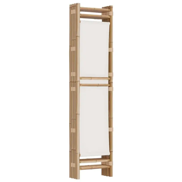 skladany-parawan-4-panelowy-160-cm-bambus-i-plotno-stan-nowy