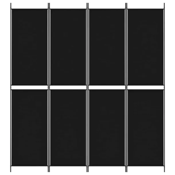 parawan-4-panelowy-czarny-200x220-cm-tkanina-stan-nowy