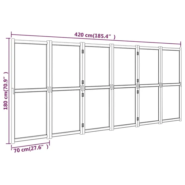 parawan-6-panelowy-czarny-420-x-180-cm-stan-nowy