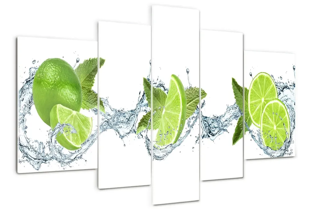obraz-szklo-akrylowe-tryptyk-scienny-limonka