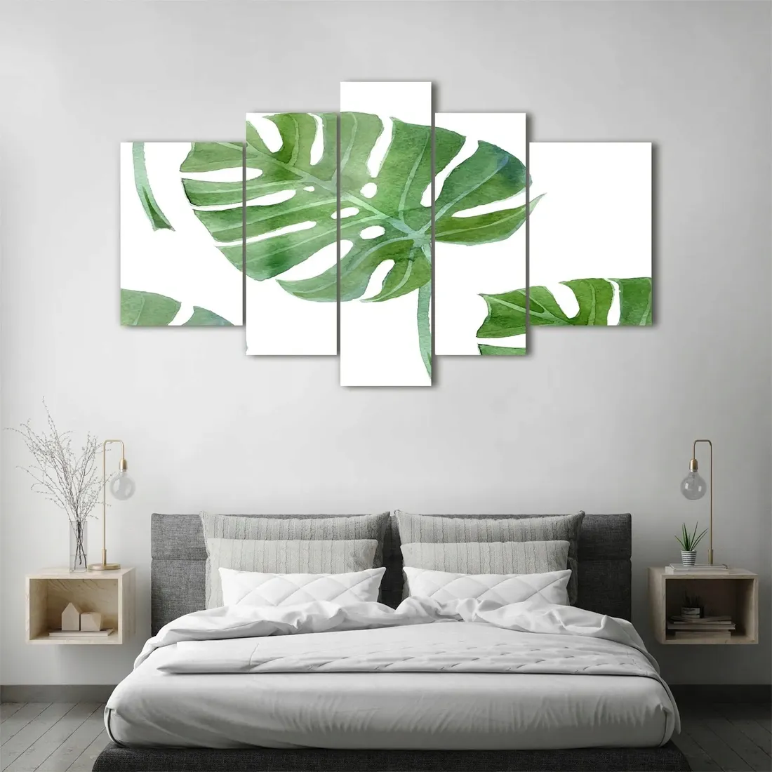 obraz-szklo-akrylowe-tryptyk-scienny-monstera