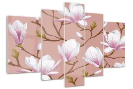 obraz-szklo-akrylowe-tryptyk-scienny-magnolia