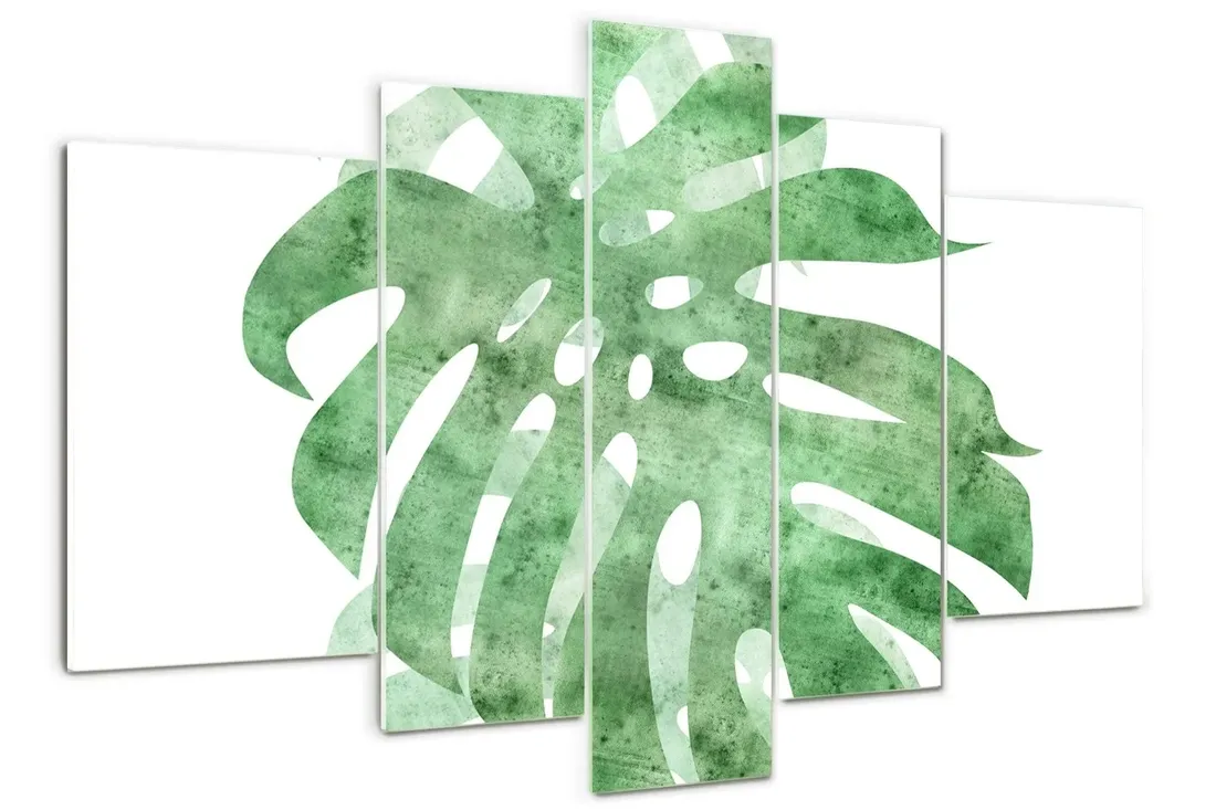 obraz-szklo-akrylowe-tryptyk-scienny-monstera