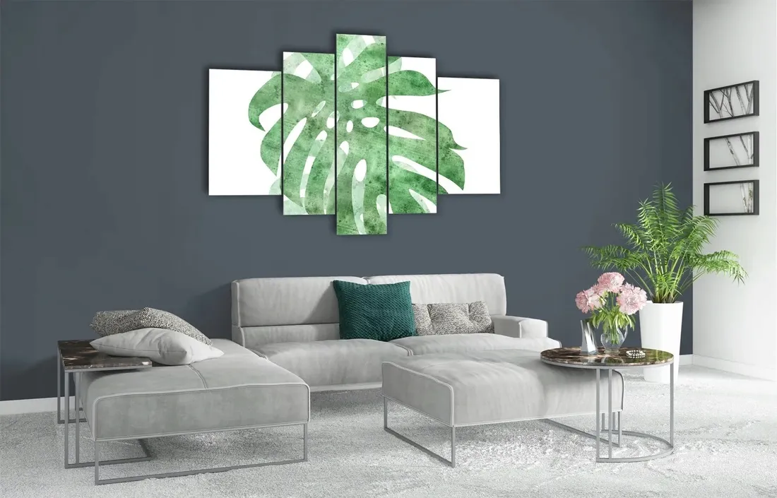 obraz-szklo-akrylowe-tryptyk-scienny-monstera
