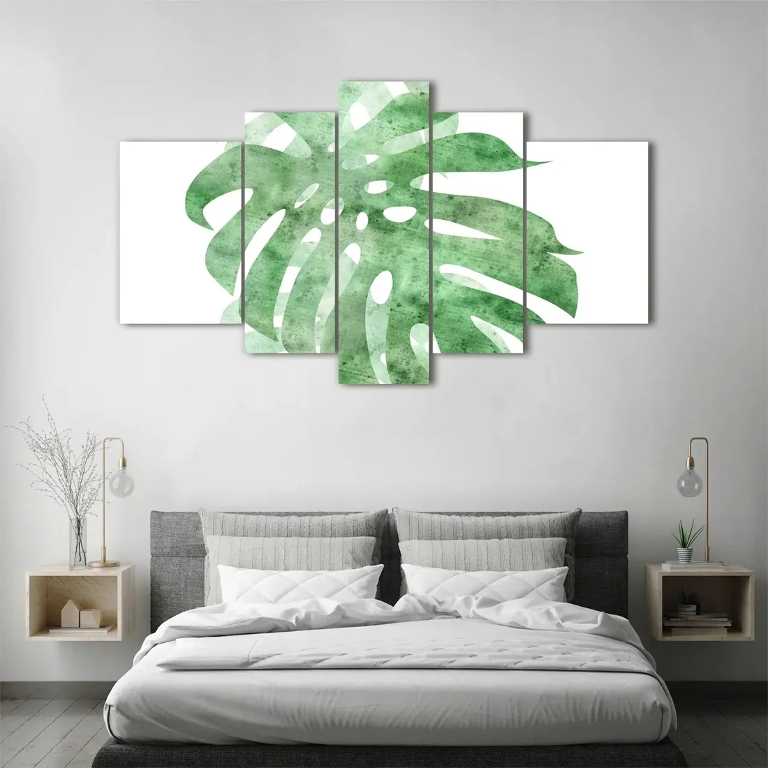 obraz-szklo-akrylowe-tryptyk-scienny-monstera
