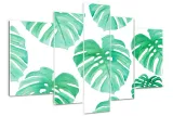 obraz-szklo-akrylowe-tryptyk-scienny-monstera
