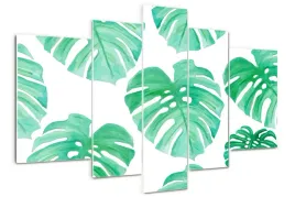 obraz-szklo-akrylowe-tryptyk-scienny-monstera