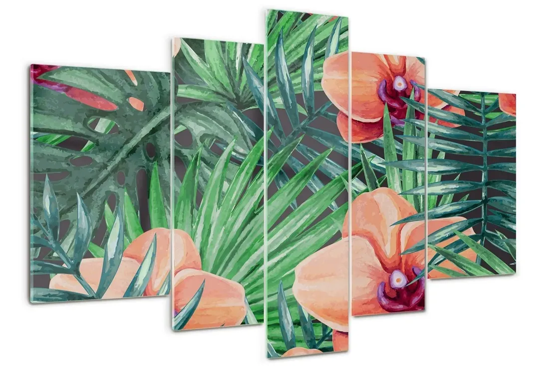 obraz-szklo-akrylowe-tryptyk-scienny-orchidea