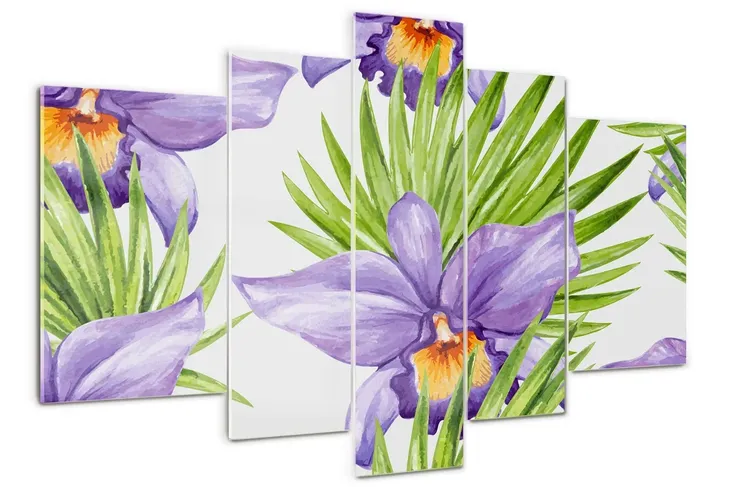 obraz-szklo-akrylowe-tryptyk-scienny-orchidea