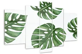 obraz-szklo-akrylowe-tryptyk-scienny-monstera