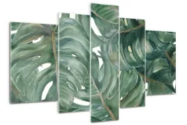 obraz-szklo-akrylowe-tryptyk-scienny-monstera