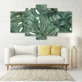 obraz-szklo-akrylowe-tryptyk-scienny-monstera-material-wykonania-inny