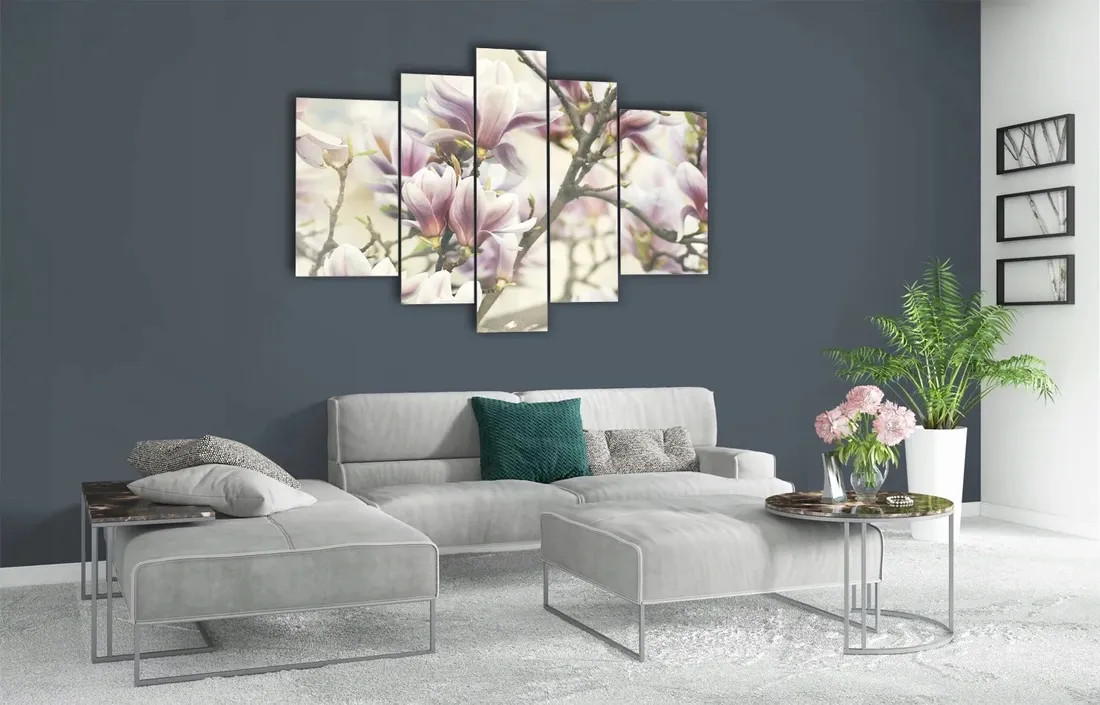 obraz-szklo-akrylowe-tryptyk-scienny-magnolia
