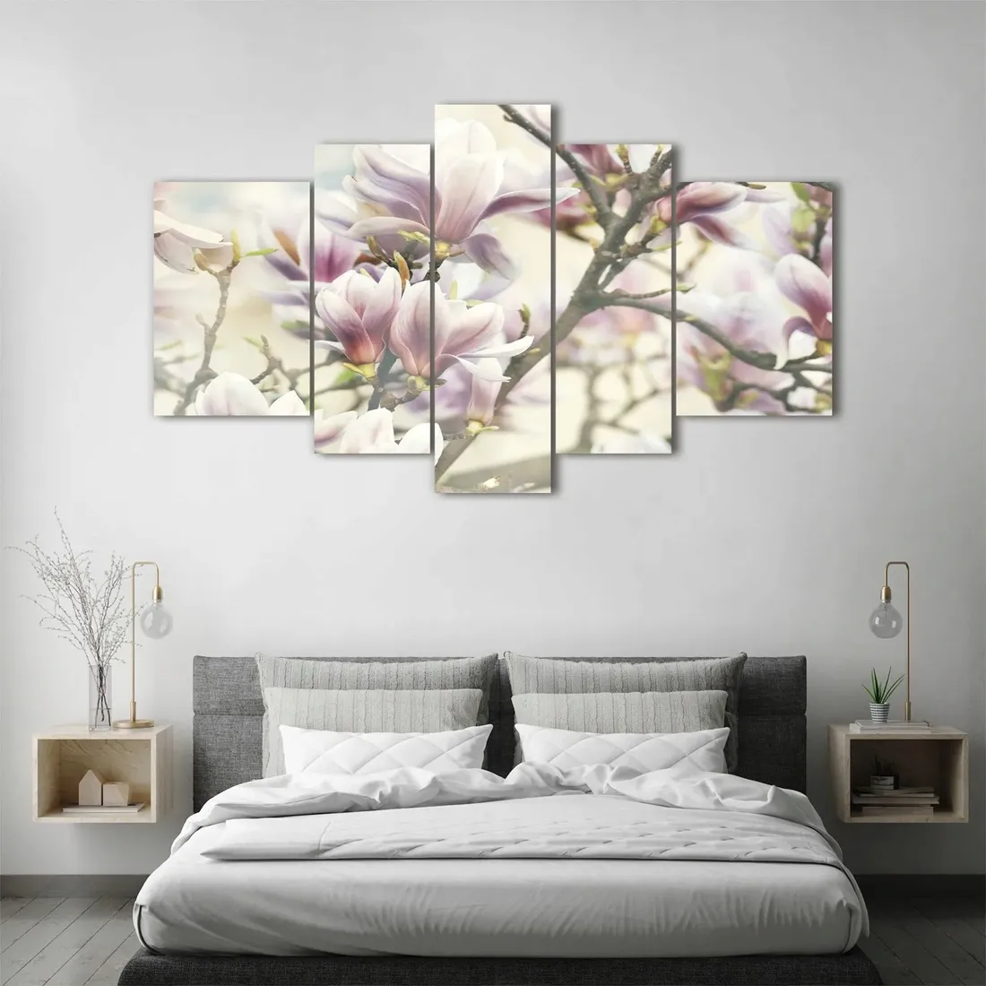 obraz-szklo-akrylowe-tryptyk-scienny-magnolia
