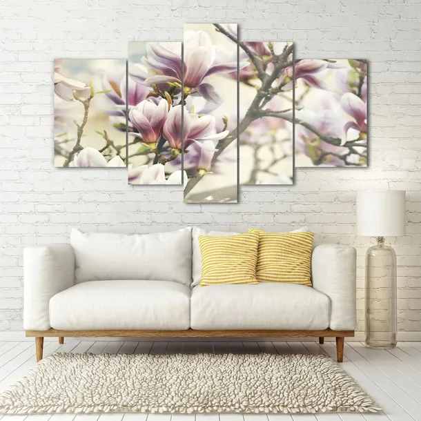 obraz-szklo-akrylowe-tryptyk-scienny-magnolia-material-wykonania-inny