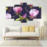 obraz-szklo-akrylowe-tryptyk-scienny-magnolia-material-wykonania-inny