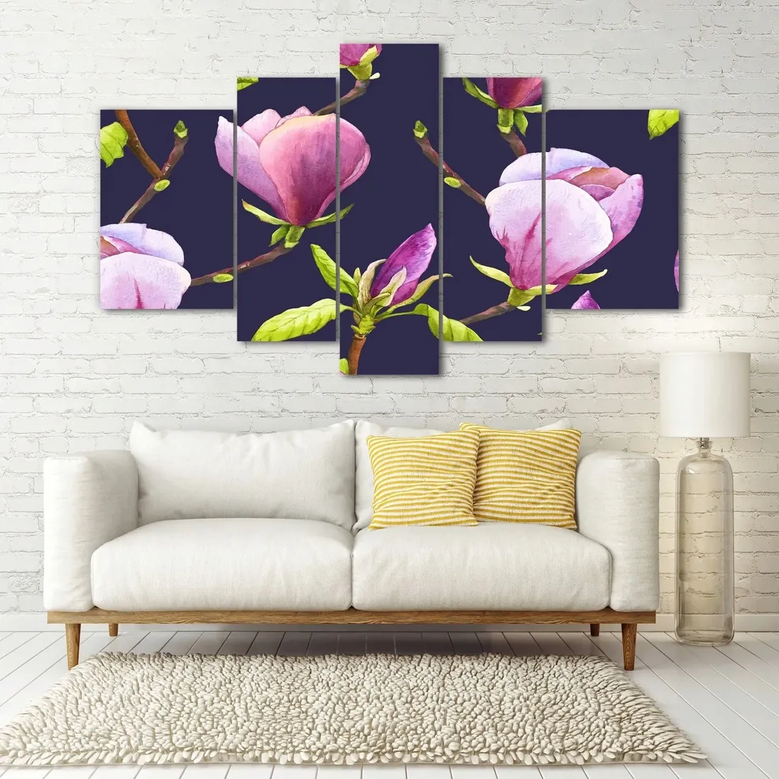 obraz-szklo-akrylowe-tryptyk-scienny-magnolia-stan-nowy