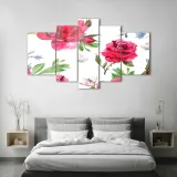 obraz-szklo-akrylowe-czerwone-roze-format-poziomy
