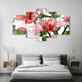 obraz-szklo-akrylowe-scienny-hibiskus-format-poziomy