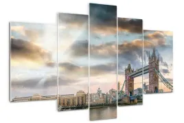 obraz-pleksi-tryptyk-zdjecie-tower-bridge-londyn