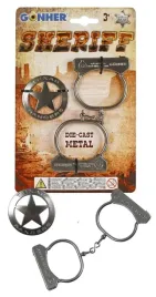 kajdanki-metalowa-odznaka-szeryfa