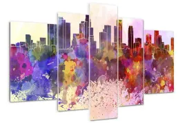 obraz-akrylowy-tryptyk-zdjecie-los-angeles-kolory