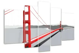 obraz-akrylowy-tryptyk-zdjecie-most-san-francisco