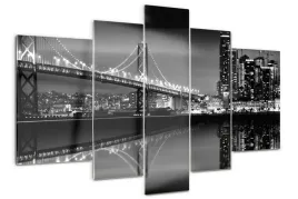 obraz-akrylowy-tryptyk-zdjecie-san-francisco-noca