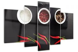 obraz-akrylowy-tryptyk-zdjecie-przyprawy-i-chilli