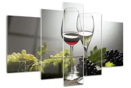 obraz-akrylowy-tryptyk-na-sciane-wino-i-winogrona