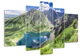 obraz-akrylowy-tryptyk-zdjecie-czarny-staw-tatry