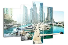 obraz-akrylowy-tryptyk-sypialnia-marina-w-dubaju