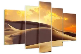 obraz-akrylowy-tryptyk-na-sciane-wielblad-sahara