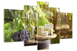 obraz-akrylowy-tryptyk-na-sciane-wino-i-przekaski