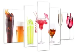 obraz-akrylowy-tryptyk-na-sciane-zestaw-drinkow