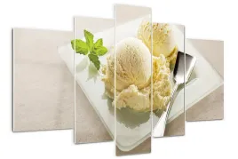 obraz-akrylowy-tryptyk-na-sciane-lody-na-talerzu
