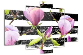 obraz-akrylowy-tryptyk-na-sciane-magnolia-paski
