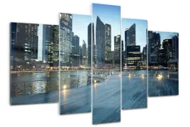 obraz-akrylowy-tryptyk-do-sypialni-singapur-noca