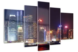 obraz-akrylowy-tryptyk-do-sypialni-hongkong-noca
