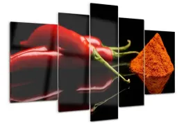 obraz-akrylowy-tryptyk-na-sciane-chilli-i-cayenne