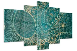 obraz-akrylowy-tryptyk-do-sypialni-ornamenty-tlo