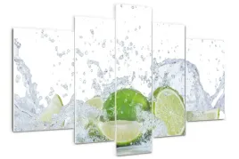 obraz-akrylowy-tryptyk-170x100-limonki-i-woda