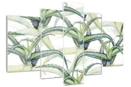obraz-akrylowy-duzy-tryptyk-wieloczesciowy-aloes
