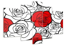 obraz-akrylowy-duzy-tryptyk-wieloczesciowy-roze