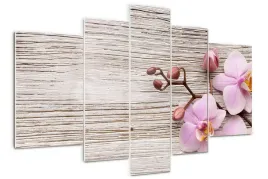 foto-obraz-akrylowy-tryptyk-orchidea-na-drewnie