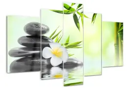 foto-obraz-akrylowy-tryptyk-orchidea-i-bambus