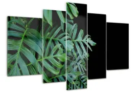 foto-obraz-akrylowy-tryptyk-nowoczesny-monstera