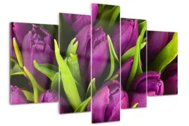 foto-obraz-akrylowy-tryptyk-fioletowe-tulipany